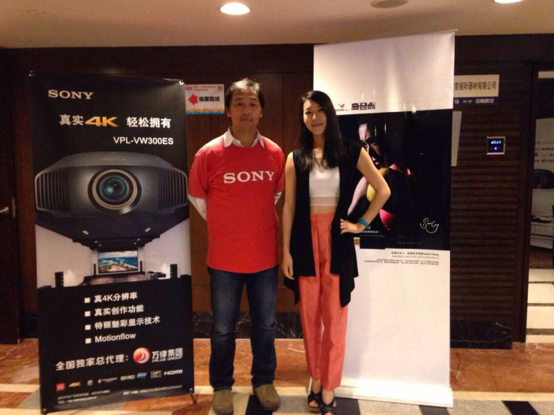 Golden Sound品牌代言人Sarah学仁此次亮相于广州音响展